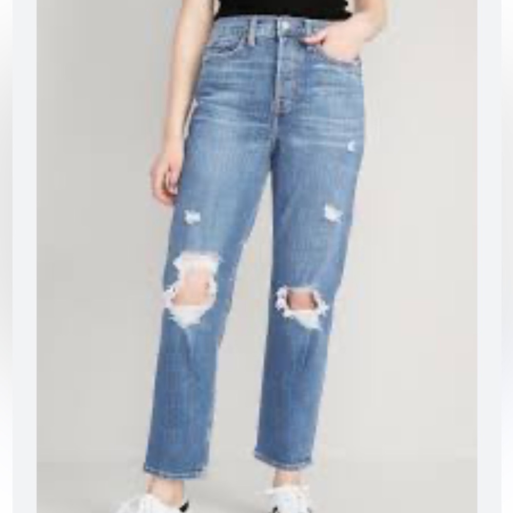 Old Navy Women's High Rise Jeans - Light Blue